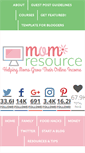 Mobile Screenshot of momresource.com